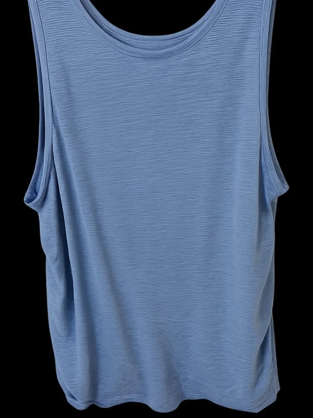 Old Navy Tank Top Blue Stripe Cotton Knit Men's XL